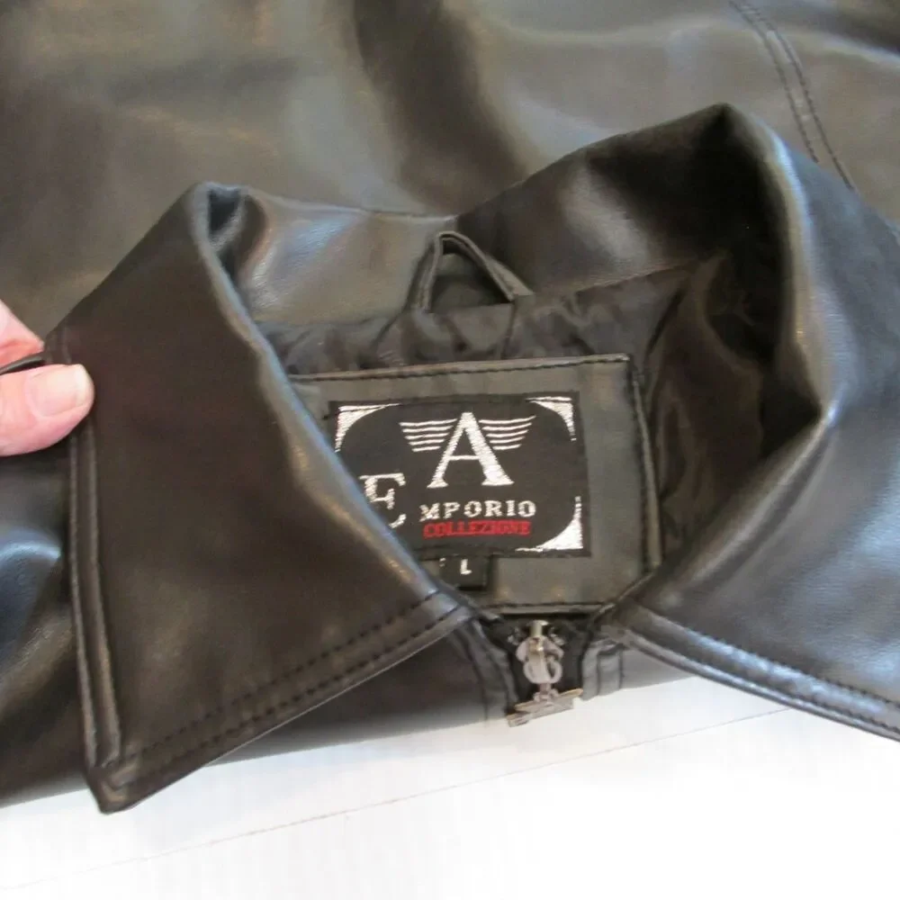 Armani Emporio Collezione L Faux leather jacket - Picture 13 of 13